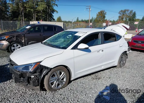 2020 Hyundai Elantra Sel из США, поврежденный, VIN 5NPD84LFXLH578406